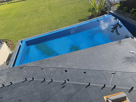 Glass Frameless Pool Fence — Glass & Glazing in Cannonvale, QLD